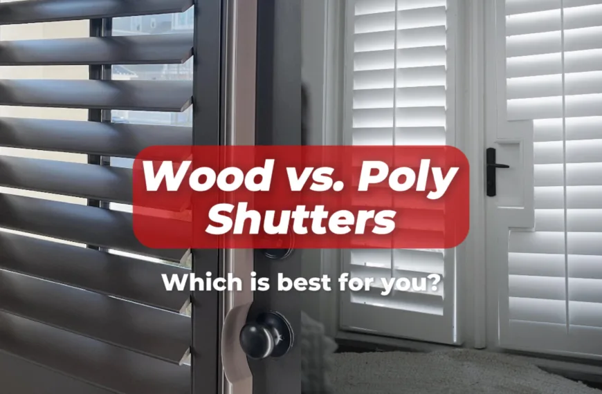 Interior Wood and Vinyl Shutters: A Real Story of Quality and Craftsmanship